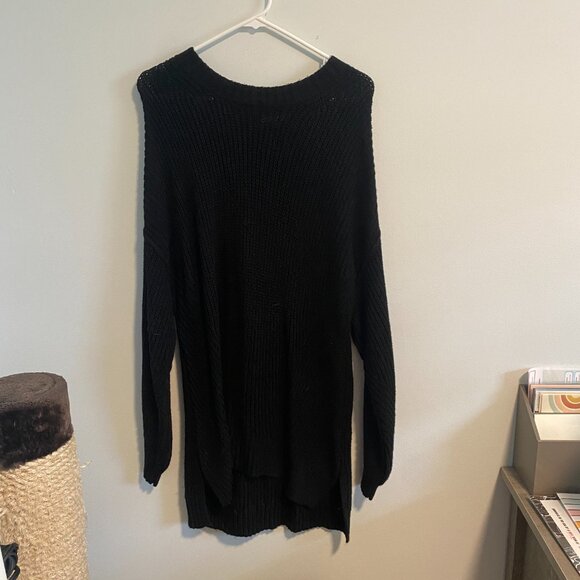 American Eagle Black Knit Sweater - EUC - Picture 2 of 5